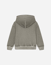 Jersey hoodie with D&G logo - | Dolce & Gabbana