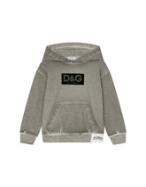 Jersey hoodie with D&G logo - | Dolce & Gabbana