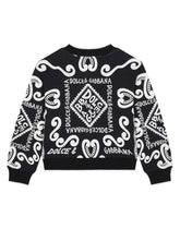 Jersey sweatshirt with Marina print - | Dolce & Gabbana
