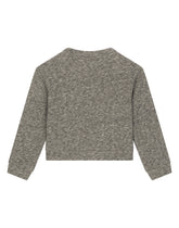 Jersey round-neck sweatshirt with embroidery and patch - | Dolce & Gabbana