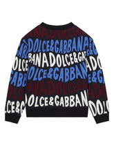 Jersey round-neck sweatshirt with Dolce&Gabbana logo - | Dolce & Gabbana