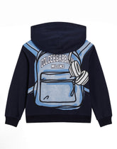 Hoodie with DG backpack print - | Dolce & Gabbana