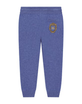 Cashmere jogging pants with DG logo - | Dolce & Gabbana