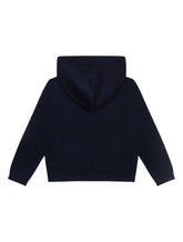 Hooded cashmere sweater with heritage embroidery - | Dolce & Gabbana
