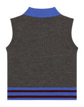 Wool pullover with DG logo - | Dolce & Gabbana