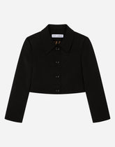 Single-breasted cropped jacket - | Dolce & Gabbana