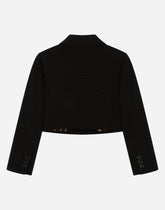 Single-breasted cropped jacket - | Dolce & Gabbana