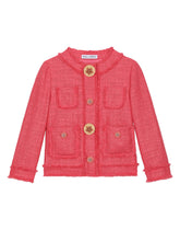 Single-breasted metallic tweed jacket - | Dolce & Gabbana