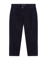Five-pocket garment-dyed stretch denim jeans - | Dolce & Gabbana