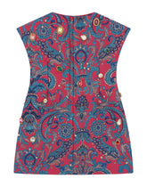 Short lurex jacquard dress with bejeweled embellishment - | Dolce & Gabbana