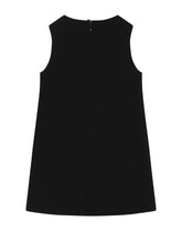 Jersey and patchwork denim dress - | Dolce & Gabbana