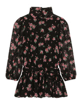 Chiffon dress with long sleeves - | Dolce & Gabbana