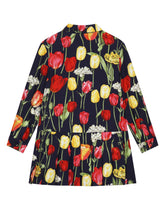 Viyella dress with tulip print - | Dolce & Gabbana
