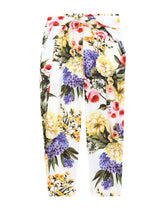 Garden-print poplin pants - | Dolce & Gabbana