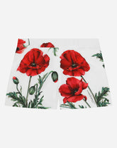 Poppy-print poplin shorts - | Dolce & Gabbana