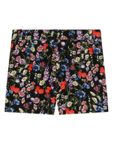 Printed velvet shorts - | Dolce & Gabbana