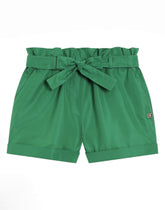 5-pocket poplin shorts with DG logo - | Dolce & Gabbana