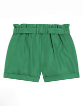 5-pocket poplin shorts with DG logo - | Dolce & Gabbana