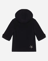 Baize duffel coat with star patch - | Dolce & Gabbana