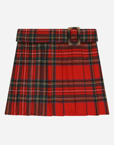 Pleated tartan skirt - | Dolce & Gabbana
