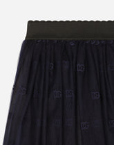 Embroidered tulle skirt - | Dolce & Gabbana