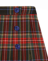 Tartan wool skirt - | Dolce & Gabbana