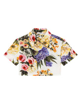 Garden-print poplin shirt - | Dolce & Gabbana