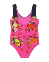 Citrus-print one-piece swimsuit - | Dolce & Gabbana