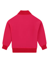 Nylon bomber jacket with logo plate - | Dolce & Gabbana