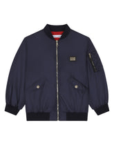Padded nylon bomber jacket - | Dolce & Gabbana