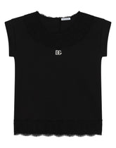 Short interlock dress with DG logo - | Dolce & Gabbana