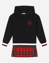 Short jersey and tartan dress - | Dolce & Gabbana