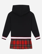 Short jersey and tartan dress - | Dolce & Gabbana