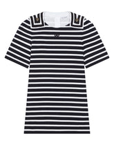 Short interlock dress with star patch embellishment - | Dolce & Gabbana