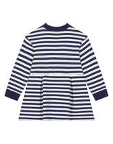 Striped jersey dress with star patch embellishment - | Dolce & Gabbana