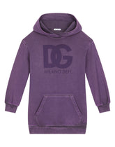 Jersey hoodie dress - | Dolce & Gabbana