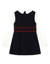 Dress in piqué and poplin - | Dolce & Gabbana
