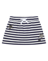 Short jersey skirt with star patch embellishment - | Dolce & Gabbana