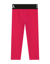 Interlock leggings with branded elastic - | Dolce & Gabbana