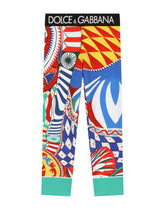 Carretto-print interlock leggings - | Dolce & Gabbana