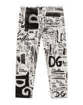 Graffiti-print interlock leggings - | Dolce & Gabbana