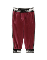Jogging pants in stretch cotton - | Dolce & Gabbana
