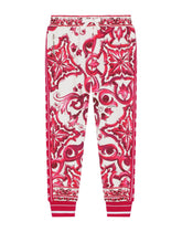 Majolica-print jersey jogging pants - | Dolce & Gabbana