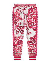 Majolica-print jersey jogging pants - | Dolce & Gabbana