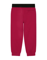 Jersey jogging pants with branded elastic - | Dolce & Gabbana