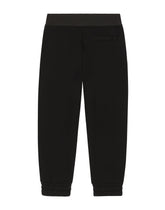 Jersey jogging pants with branded elastic - | Dolce & Gabbana