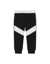 Jersey jogging pants with branded bands - | Dolce & Gabbana