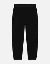 Jersey jogging pants with branded elastic waistband - | Dolce & Gabbana