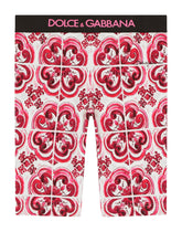 Majolica-print interlock cycling shorts - | Dolce & Gabbana
