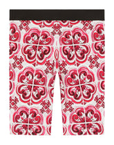 Majolica-print interlock cycling shorts - | Dolce & Gabbana
